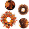 Durable Home Decor Door Hanging Wreath Pumpkin Wreath Flower Garland Maple Leaf