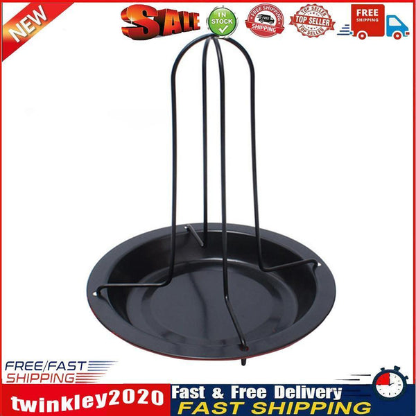 Roast Chicken Rack Barbecue Holder Non-Stick Plate Camping Barbecue Forks Newly