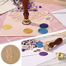 Sealing Wax Stamp Wood Handle Wax Seal Envelope Wedding Invitations DIY Craft