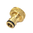 BRASS GARDEN HOSE PIPE TAP ADAPTOR HOSEPIPE CONNECTOR OUTSIDE THREAD hot.
