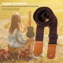 Guitar Strap Anti Slip Bass Ukulele Shoulder Belt Musical Parts (Coffee) Newly