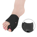 2pcs Bunion Protector Toe Straightener Hallux Valgus Corrector (S)(Black) Newly