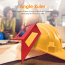 45/90 Degree Gauge Angle Ruler Carpenter Measuring Woodworking Tool (Red) Newly