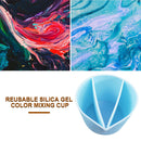 Split Color Mixing Cups for Paints - Acrylic Paint Pour Cup Color Dividers