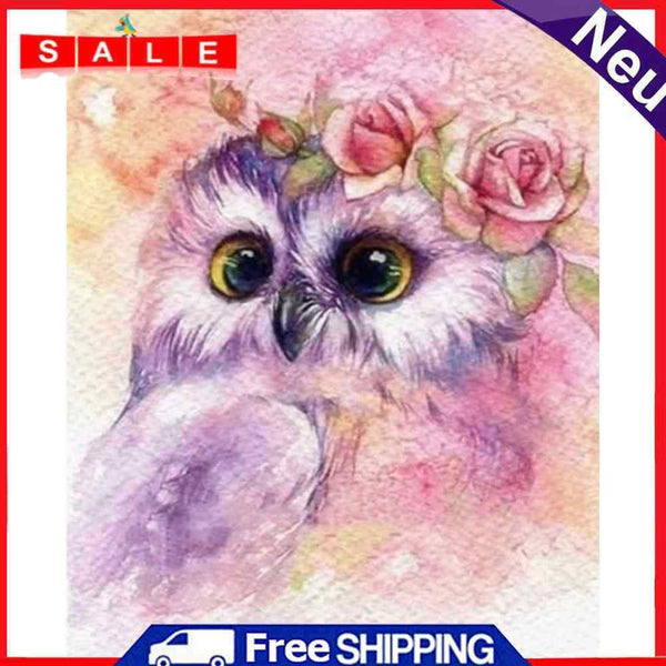 Puppy Butterfly Owl DIY Oil Paint by Numbers Acrylic Drawing Coloring Painting