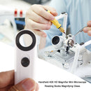 Handheld Portable Magnifying Glass for Jewelry Identification Newspaper Reading