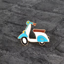 Cartoon Electric Car Brooch Badges Clothes Enamel Pins for Unisex Christmas Gift
