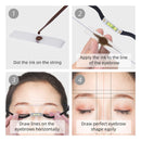 Eyebrow Positioning String Mark Ruler Microblading Mapping Ruler (Black) Newly