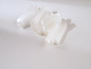 10Pcs Large Selenite Crystal Wands Sticks Crystal Cleaning Protection - F5G8