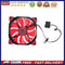 15 LED Lights Clear 120mm Quiet PC  Case Cooling Fan Mod All Color (Red)