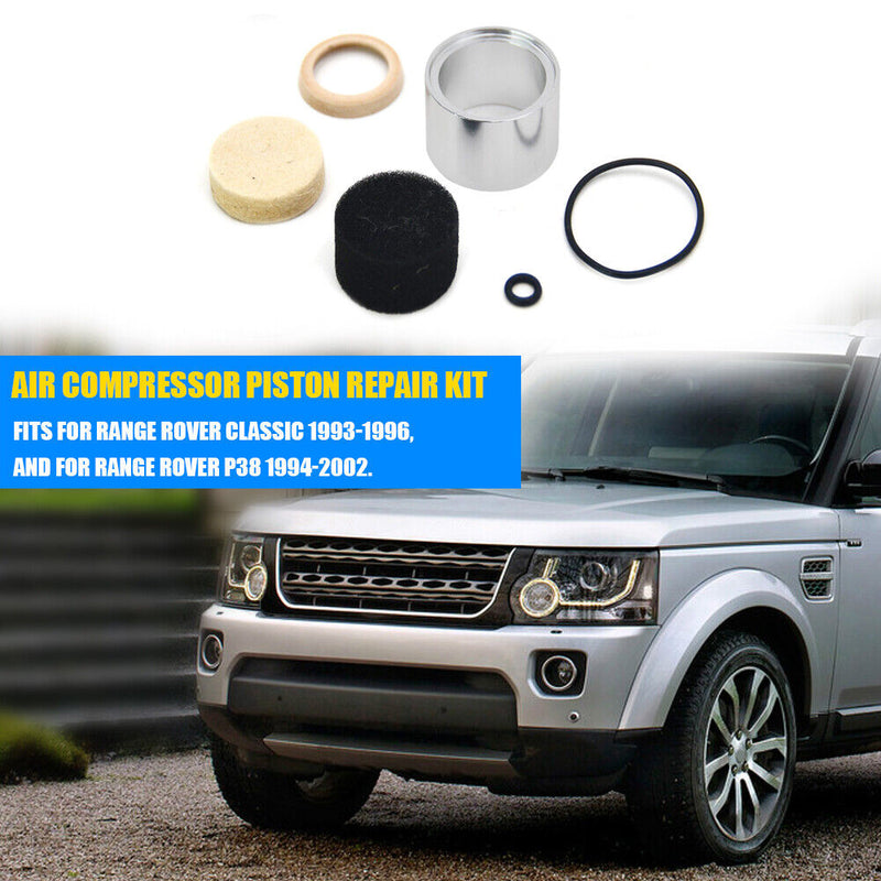 Air Suspension Compressor Piston Liner Seal Repair Fix Kit for Range Rover