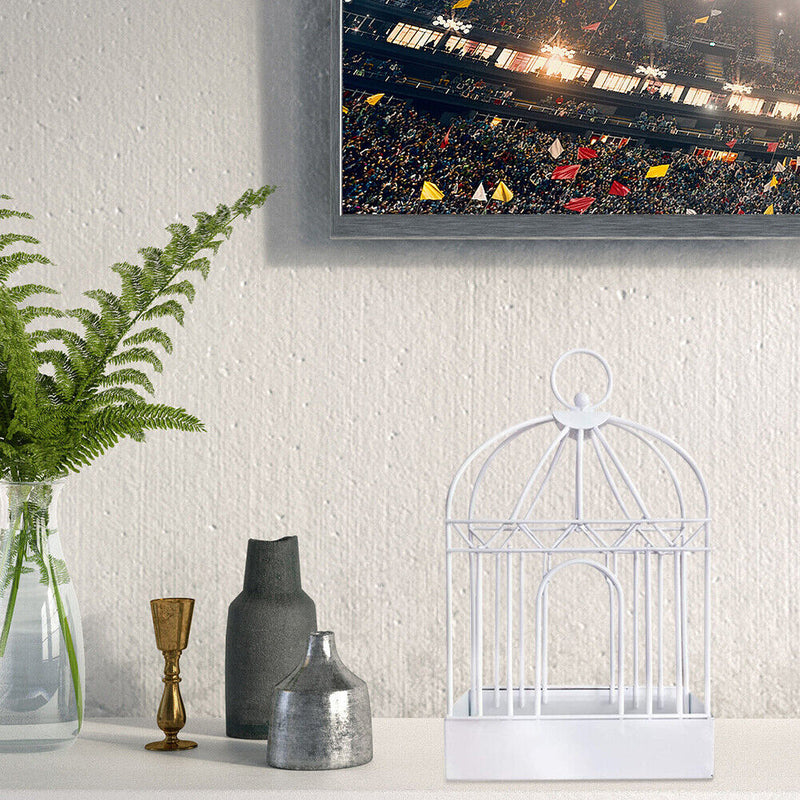 Innovative Bird Cage Mosquito Coil Rack Plate Repellent Incense Rack White Newly
