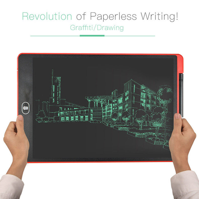 12 inch Digital LCD Writing Tablet Electronic Drawing Pads Board (Red)