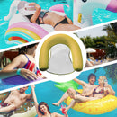 U-Shaped Water Hammock - Inflatable Pool Floats Recliner for Relaxing on Wa