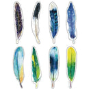 30pcs Cute Creative Colorful Feather Paper Bookmark School K7E1 L6C0 Cli V2Y5