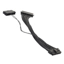 2pcs 30CM Dual PSU Power Supply 24 pin ATX Motherboard Adapter Cable