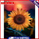 Full Cross Stitch 11CT DIY Sunflower Handmade Stamped Needlework Craft Home Art