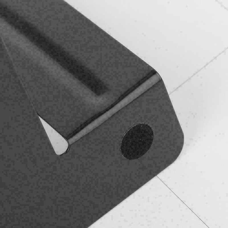 2 × Black Metal-Hochleistungs-Booksends-Schulbüro-Buch-Schreibwaren T3T2 P3Z9