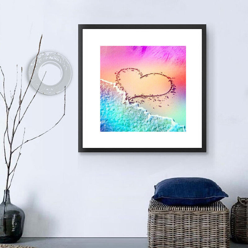 5D Full Drill Diamond Paintings DIY Beach Mosaic Embroidery Cross Stitch Newly