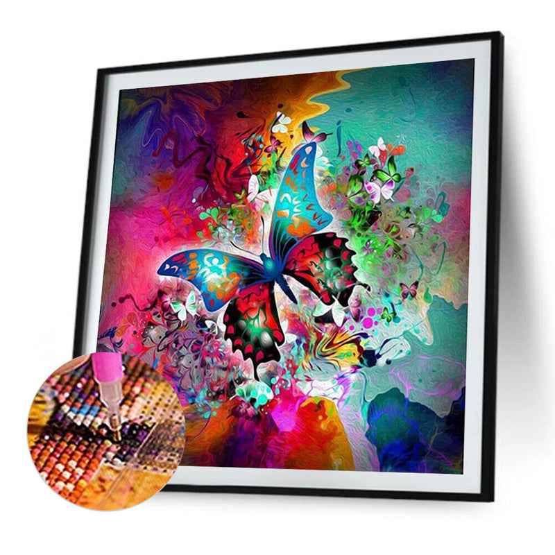 Butterfly 5D Full Drill Diamond Painting Embroidery DIY Craft Cross Stitch Newly