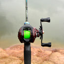 Brass Baitcasting Reel 10kg Max Drag 7.2: 1 Gear Ratio Saltwater Fishing Wheel