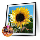 Diamond Painting Sunflower Full Round Drill Picture of Rhinestone DIY Drawi