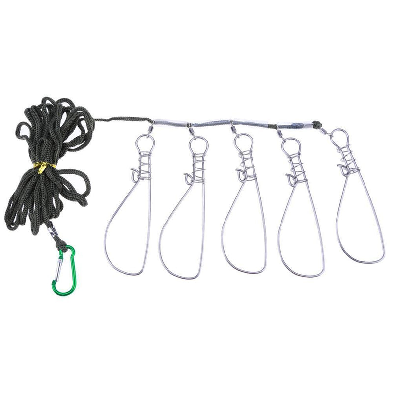 4.5 Feet Lock Buckle Stick Stainless Steel Fish Buckle Fish 5 Lock Bait Fishing A