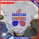 Independence Day Print Letter Tea (Light Grey M) T-Shirt