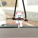 Interior Accessories Hanging Decoration Cute Branch Cat Car Pendant Creative