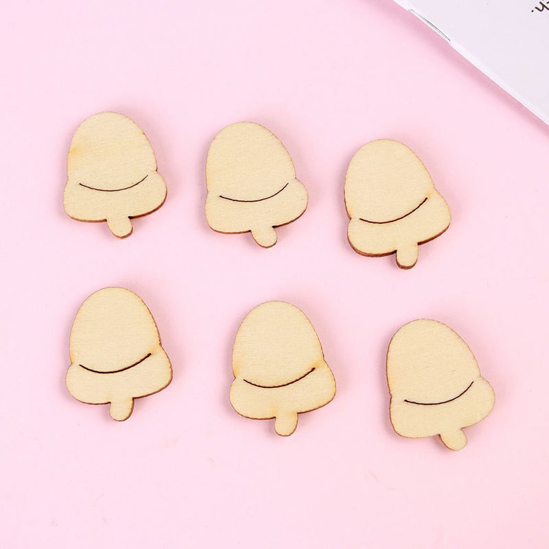 Decoration Mixed Wooden Craft Scrapbooking Squirrel Leaves Shape Mushroom