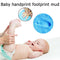 20g Baby Care Hand Foot Inkpad Soft Clay Washless Footprint Mud (Blue) Newly