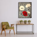 Painting By Numbers Kit DIY Flowers Hand Painted Canvas Oil Art Picture