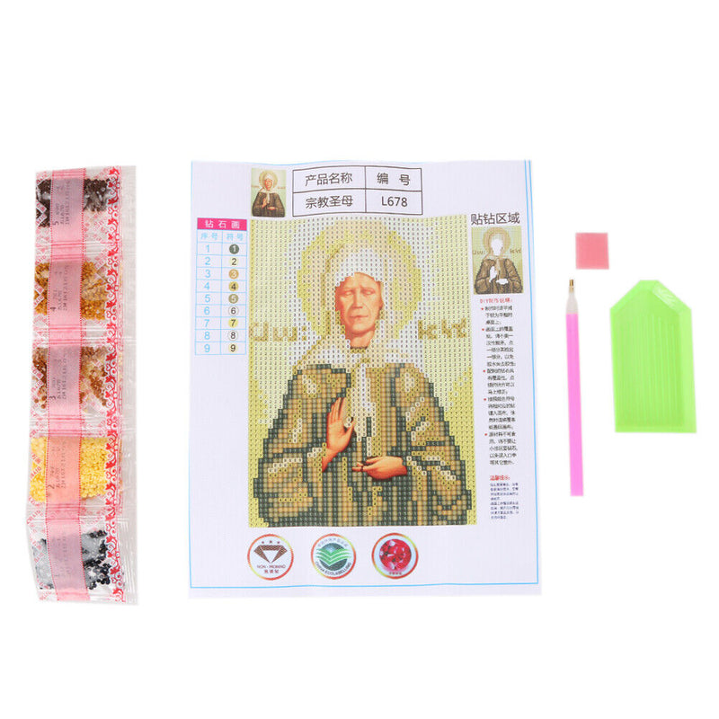 5D  Religious Figures Diamond DIY Painting Craft Home Decor C