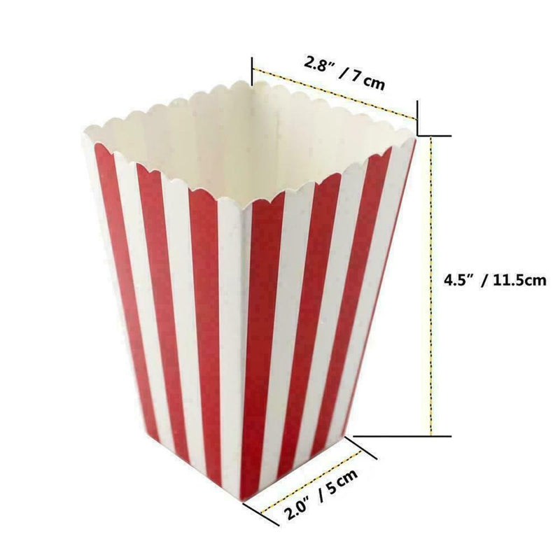 12PCS Popcorn cake candy Paper Boxes Birthday Party Paper Favour Y0T0 Loot A7Q7