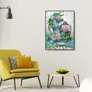 Painting By Numbers Kit DIY Succulent Plants Canvas Oil Art Picture Craft
