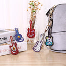 5pcs DIY Violin Full Drill Special Shaped Diamond Painting Keychains Gifts Newly