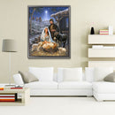 5D DIY Full Drill Diamond Painting Shepherd Craft Cross Stitch Needlework Mos