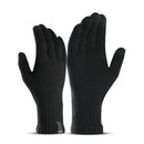 Outdoor Full Finger Mittens Thick Plush Sport Cycling Gloves Knitted Wool Mitts