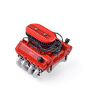 For 1/10 RC Crawler Car Simulation F76 427 SOHC V8 Engine Motor Fan Cooler Kit