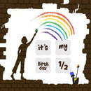 30Pcs/Set Birthday Stencils DIY Art Painting Templates O7Z0