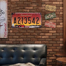 License Plate A213542 Retro Metal Tin Sign Plaque Poster Wall Art Decor (1)