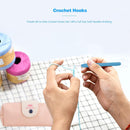 14pcs Aluminum Crochet Set Soft Handles Knitting Needles Kit Weaving Tools Newly