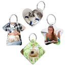 Sublimation Blank Keychain Blank Key chain Key Rings Present MDF Material