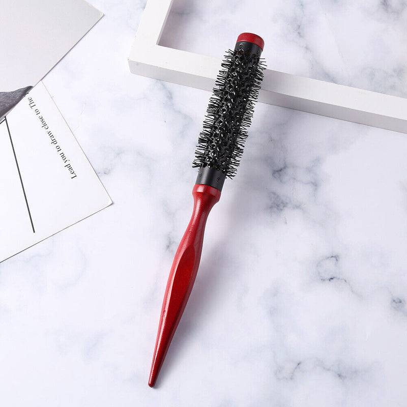 Anti Static Curly Hair Comb Boar Bristle Rolling Round Hair Styling (20mm) Newly