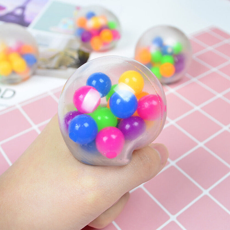 Anti Stress Colorful Ball Autism Mood Squeeze Relief Healthy Funny Gadget T