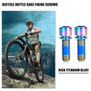RISK 2pcs Bicycle Water Bottle Bolts Mountain Bike Air Pump Holder Fixed Scre