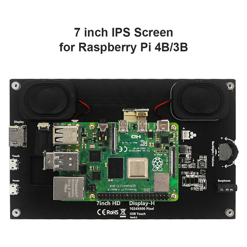 7 inch IPS Touch Screen Display Monitor Module Kit for Raspberry Pi 4B/3B