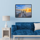 Sunset Oil Painting By Numbers Kit Acrylic Paints On Canvas Art Pictures
