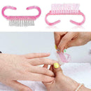 Nail Cleaning Brush For File Manicure Pedicure Tool Gift Random R7P1 U4R3 S6W3
