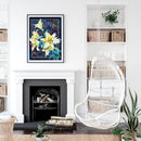 5D DIY Diamond Painting Lily Flower Full Round Drill Mosaic Art Picture Decor